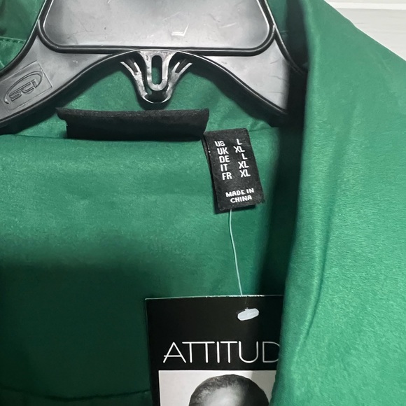 Attitudes by Renee Pleated-Back Trench Coat - Picture 3 of 5